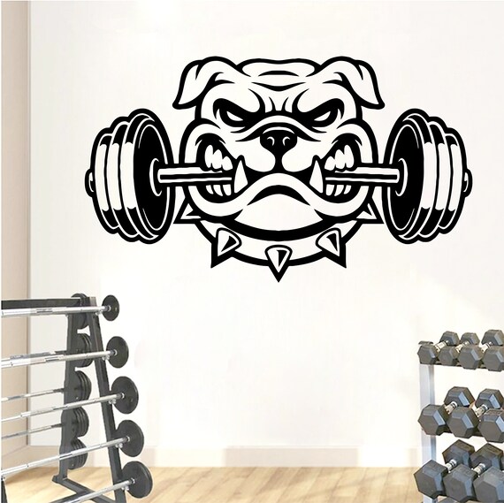 Fitness Wall Decal Workout Wall Decal Gym Wall Decor | Etsy