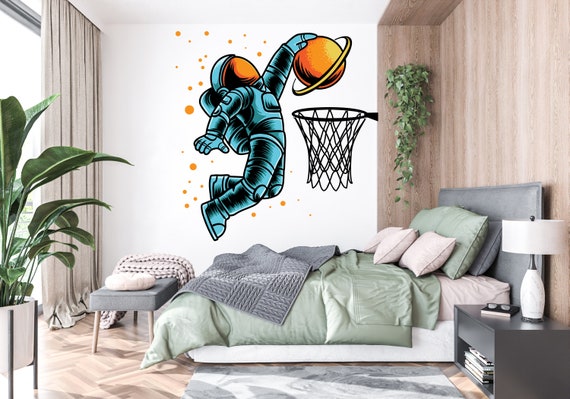 Adesivi Murali Spazio Per Bambini - Pianeti, Razzo, Astronauta, Decorazione Camera Da Letto, PVC Atossico - Foto 11