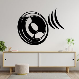 Altoparlante audio Decal Wall Art music amp tool Wall Decals Audio Wall Decals Wall Art Music Gifts Wall Sticker Decor 1022EZ