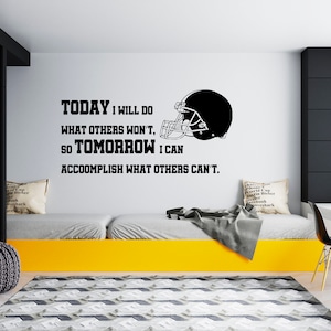 American Football Wall Decal  Football Player Wall Decal  Sports Wall Décor SG95