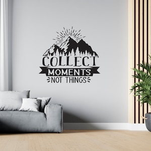 Travel Wall Decal Camping Wall Sticker Adventure Quote Wall Decal for RV SG 1144