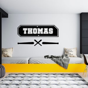 Baseball Wall Decal  Softball Wall Sticker  Sports Quote Wall Decal SG74