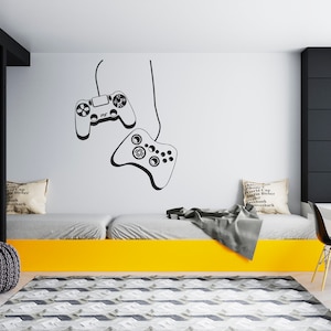 Gamer Wall Decal Video Games Wall Sticker Controller Wall Decor for Boys  SG1880