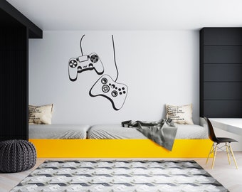 Gamer Wall Decal Video Games Wall Sticker Controller Wall Decor for Boys  SG1880