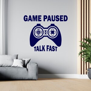 Gamer Wall Decal Jeux vidéo Wall Sticker Controller Wall Decor pour garçons SG2264
