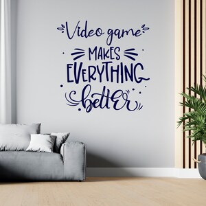 Gamer Wall Decal Jeux vidéo Wall Sticker Controller Wall Decor pour garçons SG2256