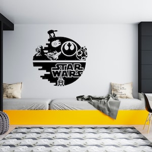 Star Wars  Wall Decor  Star Wars Wall Decal Star Wars Wall Sticker SG41
