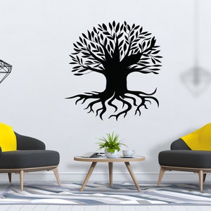 Tree of Life Wall Decal Tree Roots Branch Wall Art SG2331