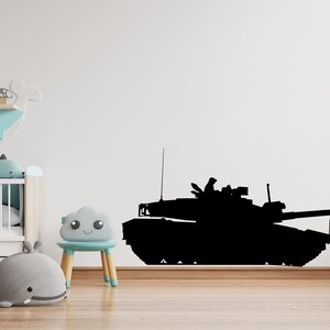 Tank Military wall Decals Tank Wall Decal Military Wall Decal Soldier Wall Art Vinyl Tank Wall Sticker-Boy Room 1367EZ