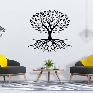 Tree of Life Wall Decal Tree Roots Branch Wall Art SG2335