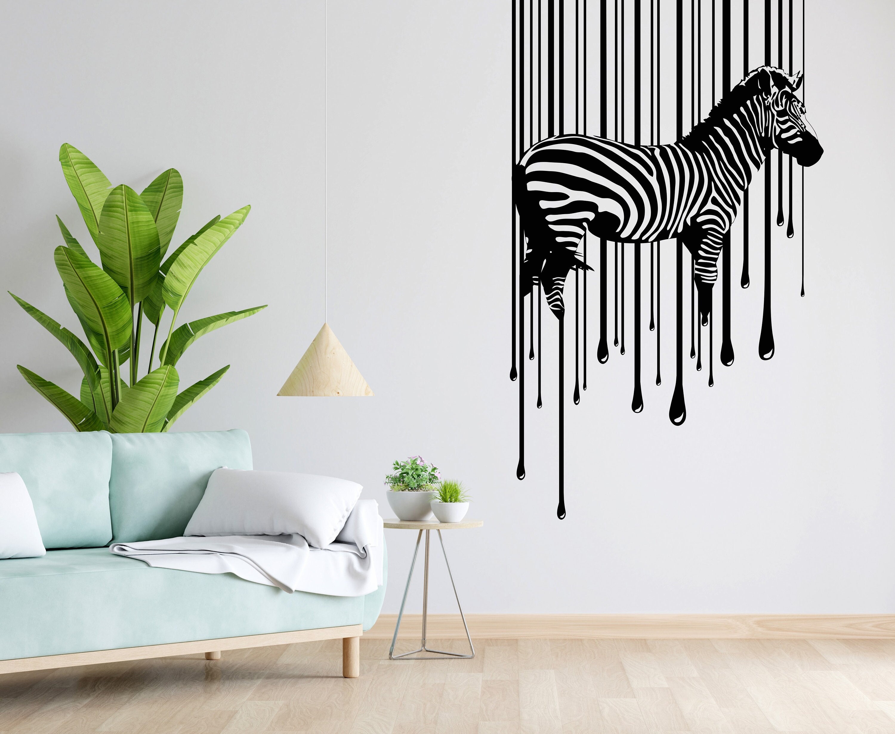 Zebra best sale wall decal