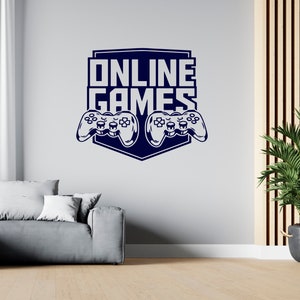 Gamer Wall Decal Jeux vidéo Wall Sticker Controller Wall Decor pour garçons SG2272