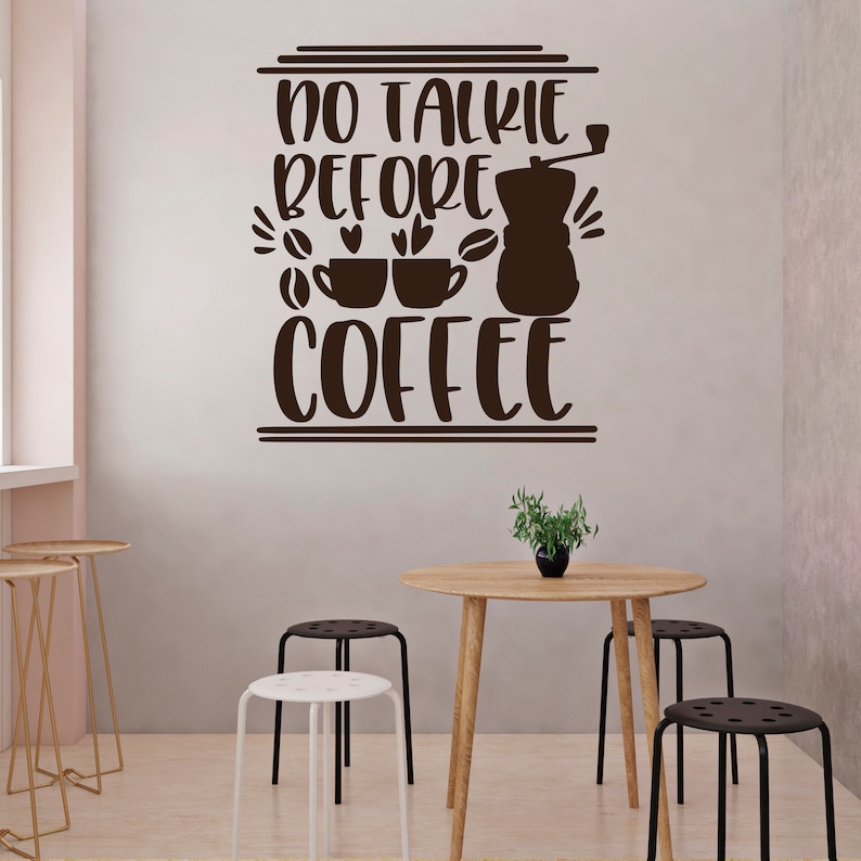 Coffee Wall Decal Coffee Window Sticker Decals for Coffee Shop Etsy