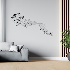Music Wall Decal Music Notes Wall Decor Musician Wall Sticker SG1941