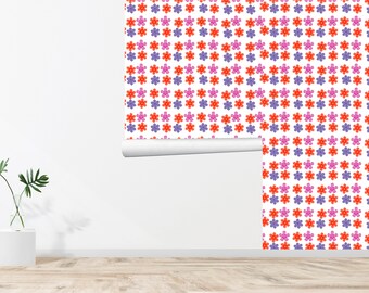 Spring Wallpaper Floral Wallpaper Vintage Wallpaper Seamless Wall Decor Vintage Printed Removable Self Adhesive Wallpaper 719EZ