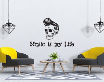 Music Wall Decal Music Notes Wall Decor Musician Wall Sticker SG1565