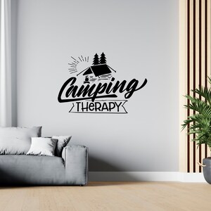 Travel Wall Decal Camping Wall Sticker Adventure Quote Wall Decal for RV SG 1142