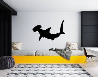 Shark Wall Decal Shark Wall Sticker Shark Wall Decor for Kids Room  SG2127