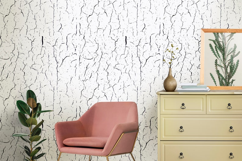 Cracked Wallpaper Crack Wall Decal Crack Fabric Wallpaper Seamless ...