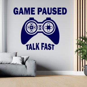 Gamer Wall Decal Jeux vidéo Wall Sticker Controller Wall Decor pour garçons SG2286