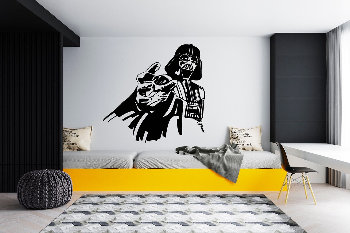 Star Wars Wall Decor Star Wars Wall Decal Star Wars Wall Etsy — free download