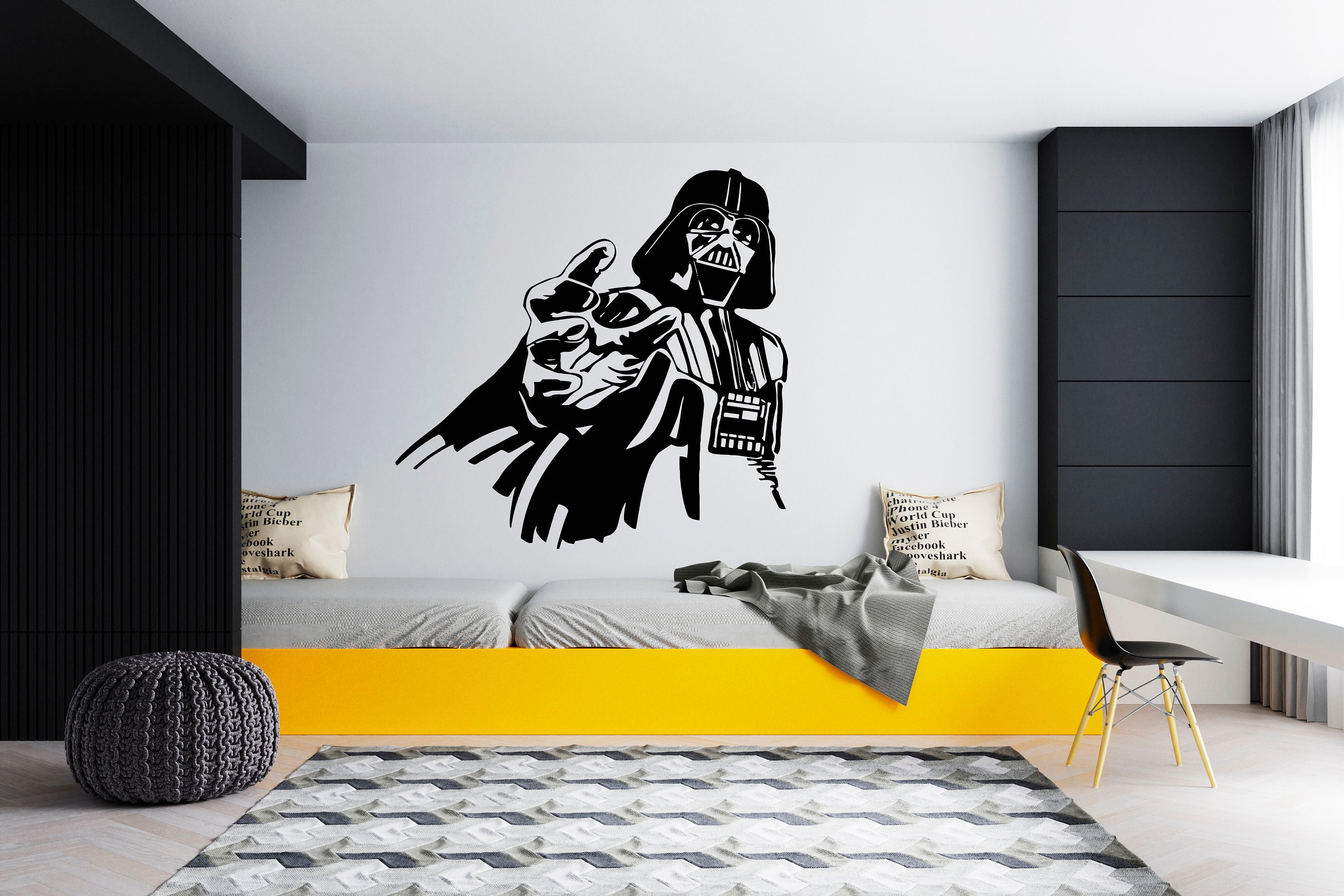 Star Wars Wall Decor Star Wars Wall Decal Star Wars Wall Etsy UK