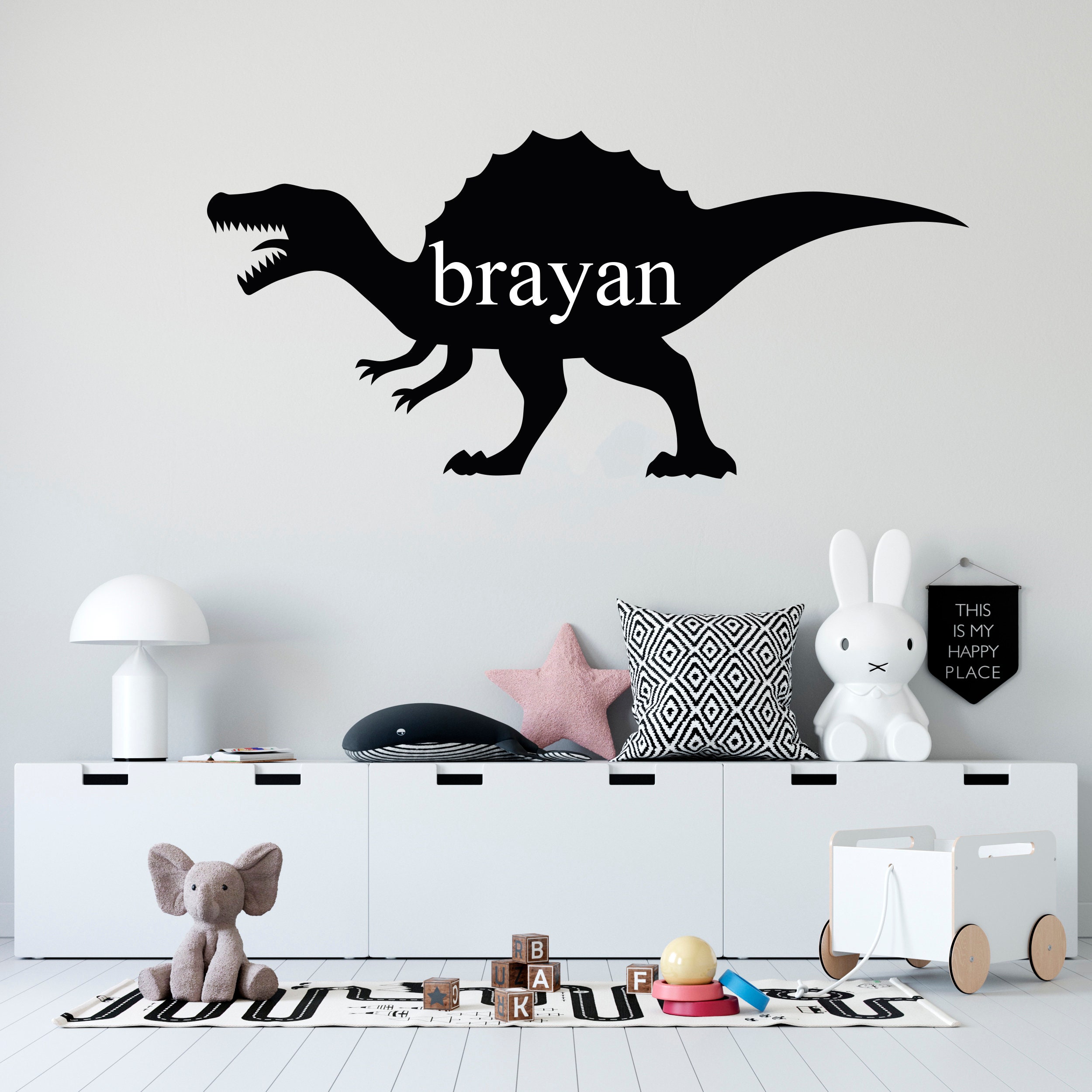 Dinosaur Wall Decal Dino Wall Sticker Decor for Kids Room Etsy