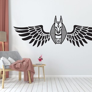 Egyptian Hieroglyphs Wall Art Mural Hieroglyphs Wall Sticker Decor Ancient Egypt Decal Egyptian Mythology Ancient Cultural Wall Decal 1734EZ