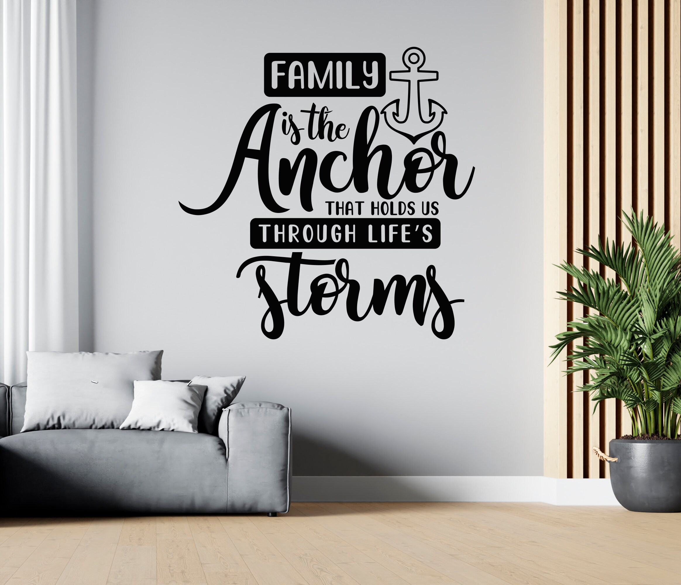 Home and Family Zitat Familie Wanddekoration Spruch über Etsy