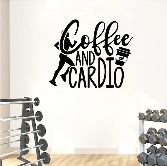 Fitness Wall Decal Workout Wall Decal Gym Wall Decor | Etsy