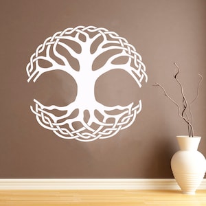 Arbre de vie Mur Décalcomanie Racines d’arbres Branche Mur Art SG2305