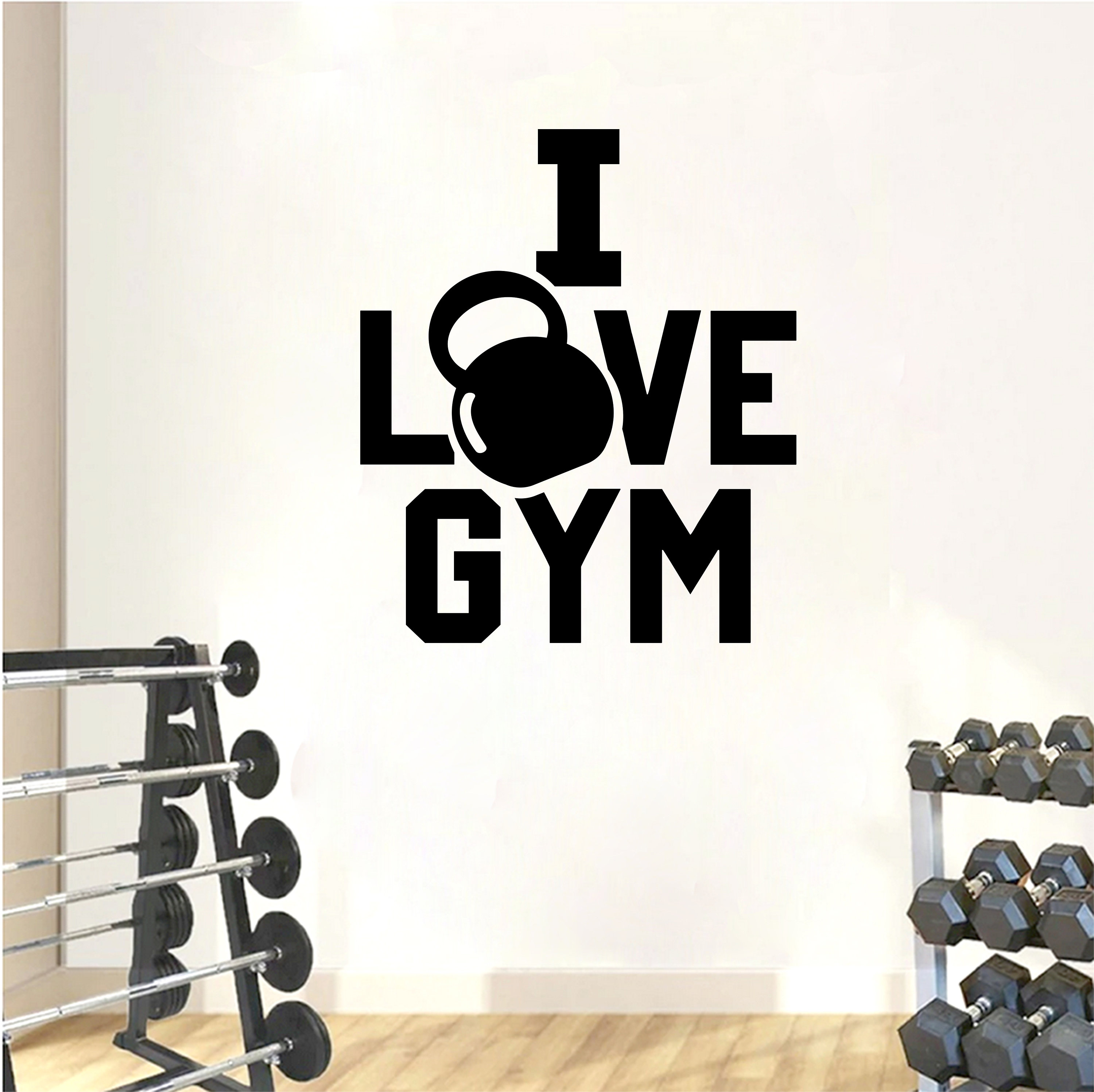 Fitness Wall Decal Workout Wall Decal Gym Wall Decor Etsy UK