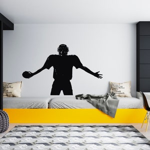 American Football Wall Decal  Football Player Wall Decal  Sports Wall Décor SG130