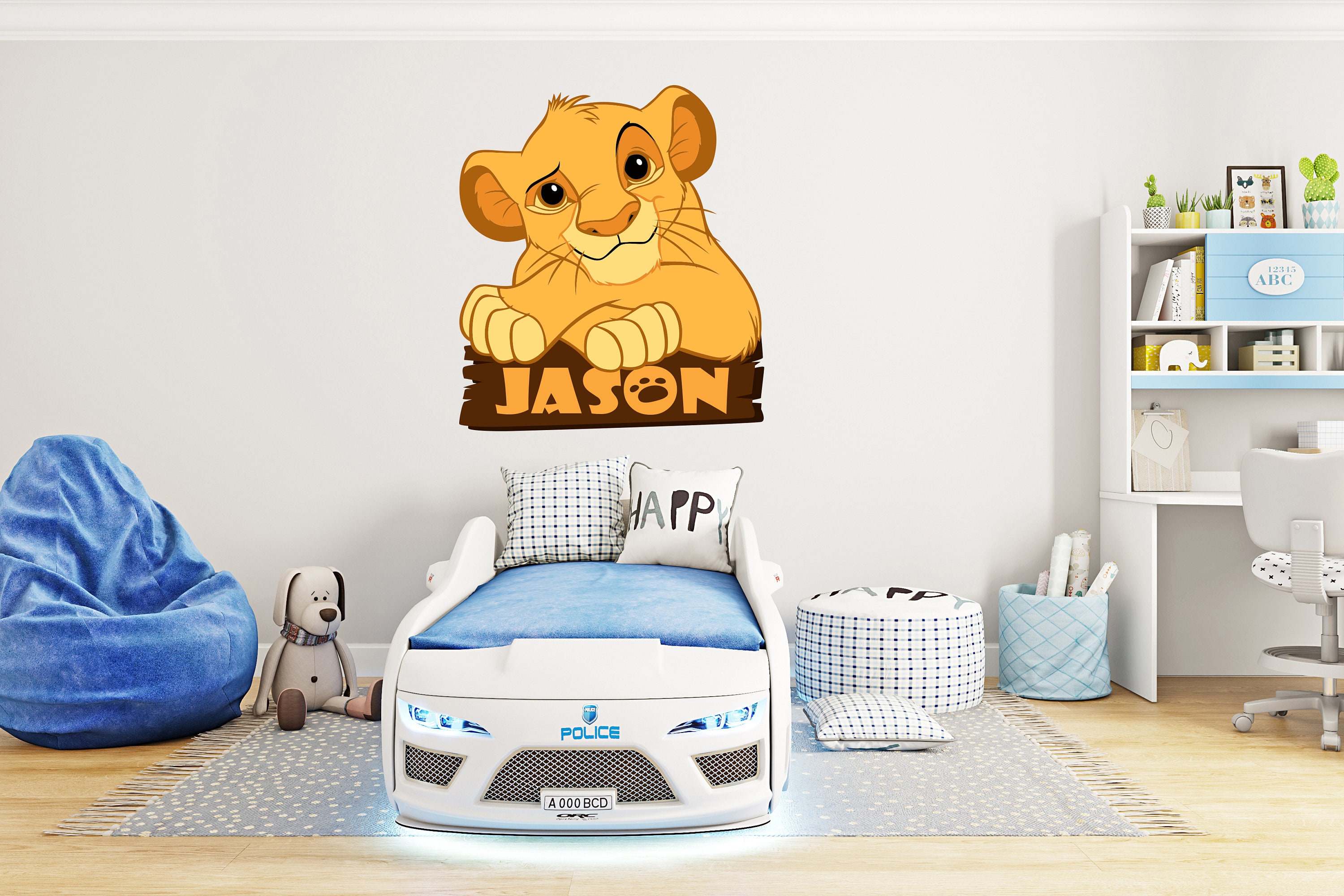 Lion king baby room cheap decor