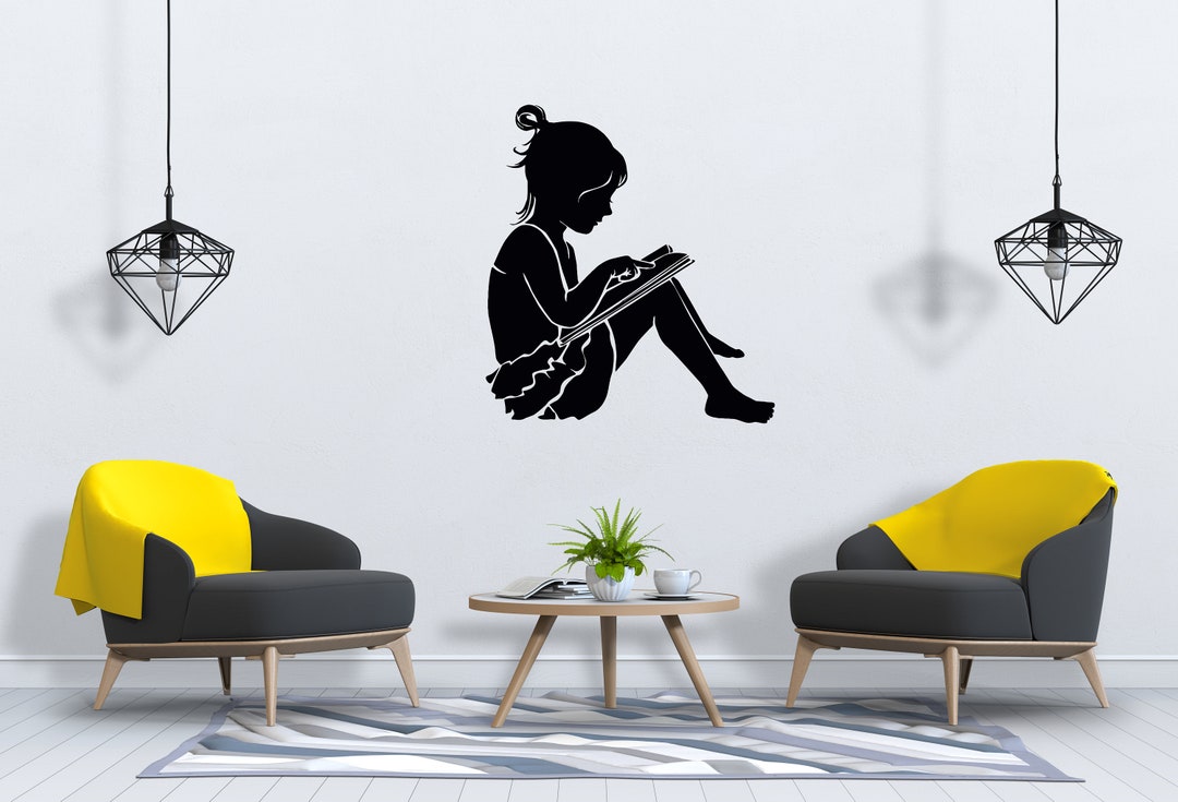 Books Wall Decal Reading Wall Decal Library Wall Decal Book Quote Wall