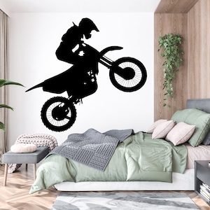 Motocross gifts Motocross Wall Decal Motocross Wall Art, Motocross Decor, Motorcross Wall Sticker, Motocross Wall Vinyl Freestyle 419EZ