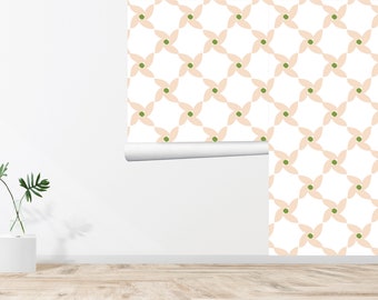 60s 70s Retro Wallpaper Papel pintado floral Papel tapiz vintage Decoración de pared decoración vintage Tejido extraíble Papel tapiz autoadhesivo 633EZ