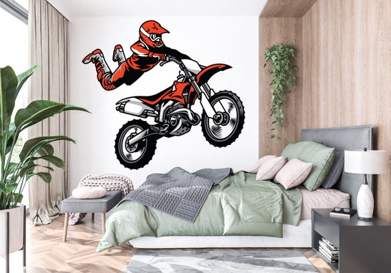 Adesivo Motocross Biker - 2 Ruote Moto