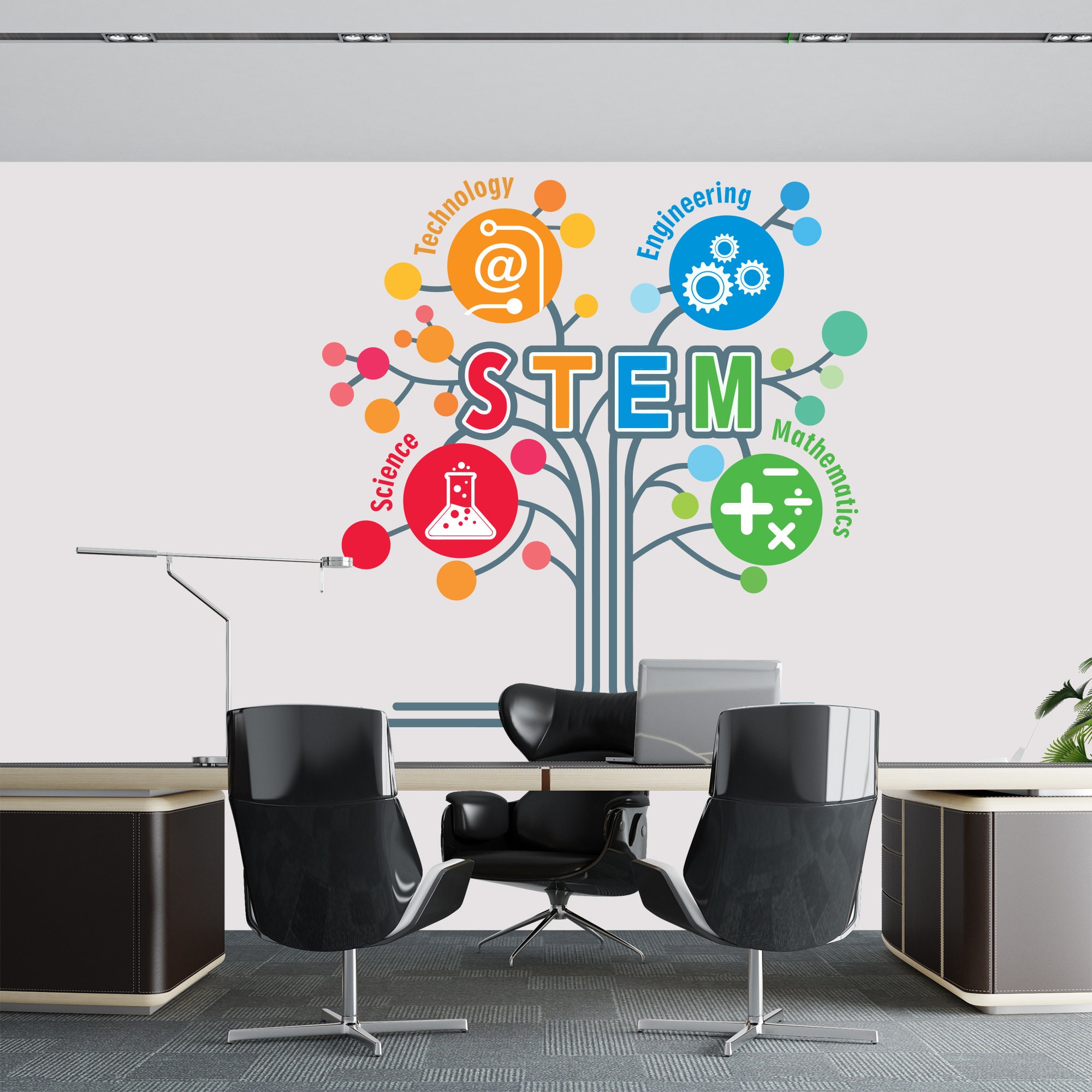Buy STEM Growth – Technology Tree Wall Decal | Peel & Stick 1096EZ ...