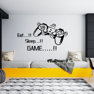 Gamer Wall Decal Video Games Wall Sticker Controller Wall Decor for Boys  SG1804