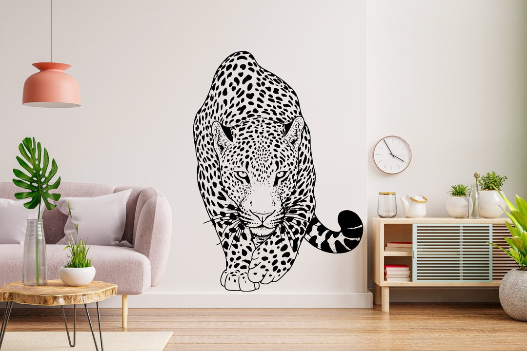 Buy Leopard Wall Decal, Leopard Wall Art, Leopard Wall Decor Leopard