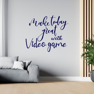 Gamer Wall Decal Jeux Vidéo Wall Sticker Controller Wall Decor pour garçons SG2249