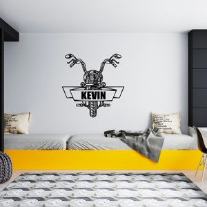 Motocross Wall Decal Dirt Bike Rider Wall Sticker Motorcycle Wall Decor SG 1680