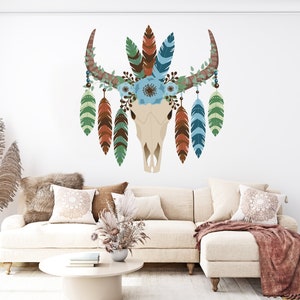 Dreamcatcher Wall Decal Boho Dreamcatcher Chic Dream Wall Art DIY for Girls Kids Nursery Bedroom Wall Hanging Decoration Gift Party 321EZ