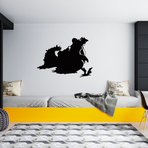 Motocross Wall Decal Dirt Bike Rider Wall Sticker Motorcycle Wall Decor SG 2002