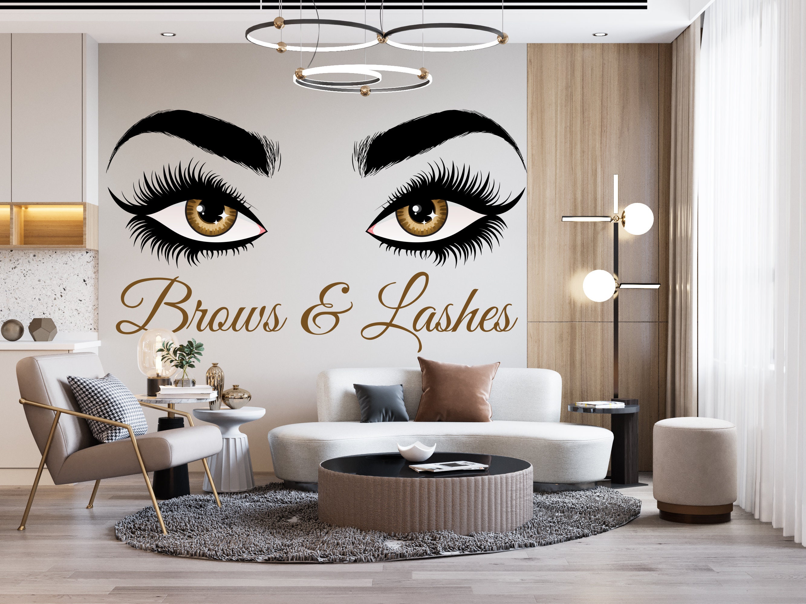 Eyelashes & Eyebrows Planner Stickers - Libby And Lou Sticker Co Decorative Journal Stickers