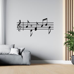 Music Wall Decal Music Notes Wall Decor Musician Wall Sticker SG1913