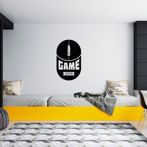 Gamer Wall Decal Video Games Wall Sticker Controller Wall Decor for Boys  SG1845