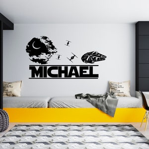 Star Wars  Wall Decor  Star Wars Wall Decal Star Wars Wall Sticker SG12