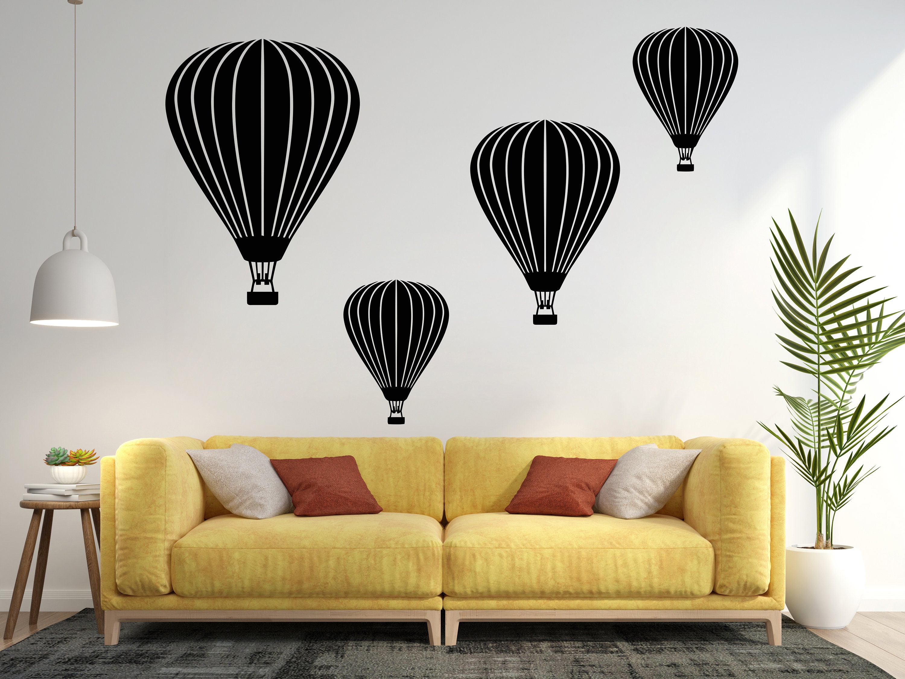Hot Air Balloon Wall Decal, Air Balloons Wall Decal, Boys Baby Wall ...